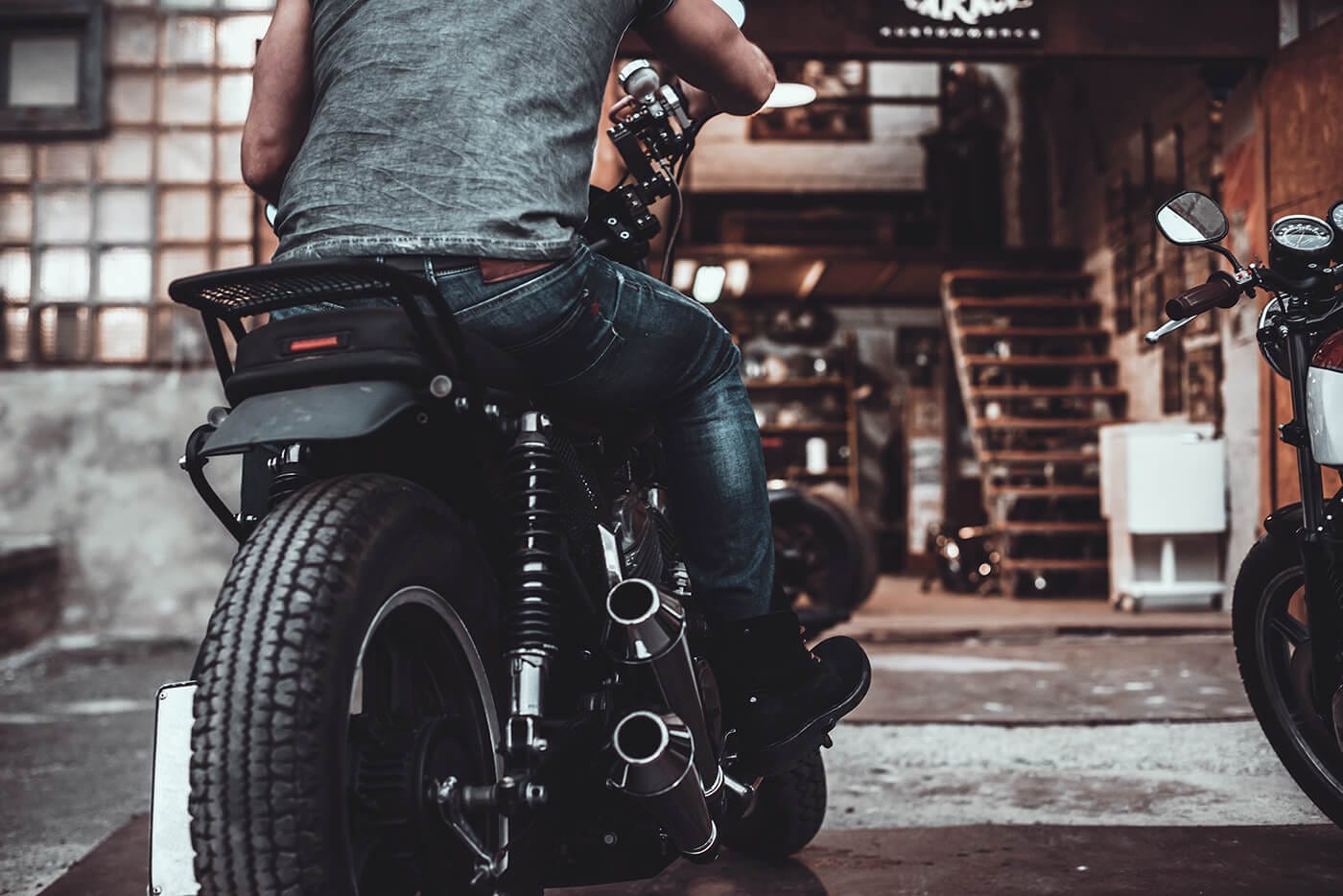 Was Garage und Wohnzimmer gemeinsam haben: Ruheorte für Biker