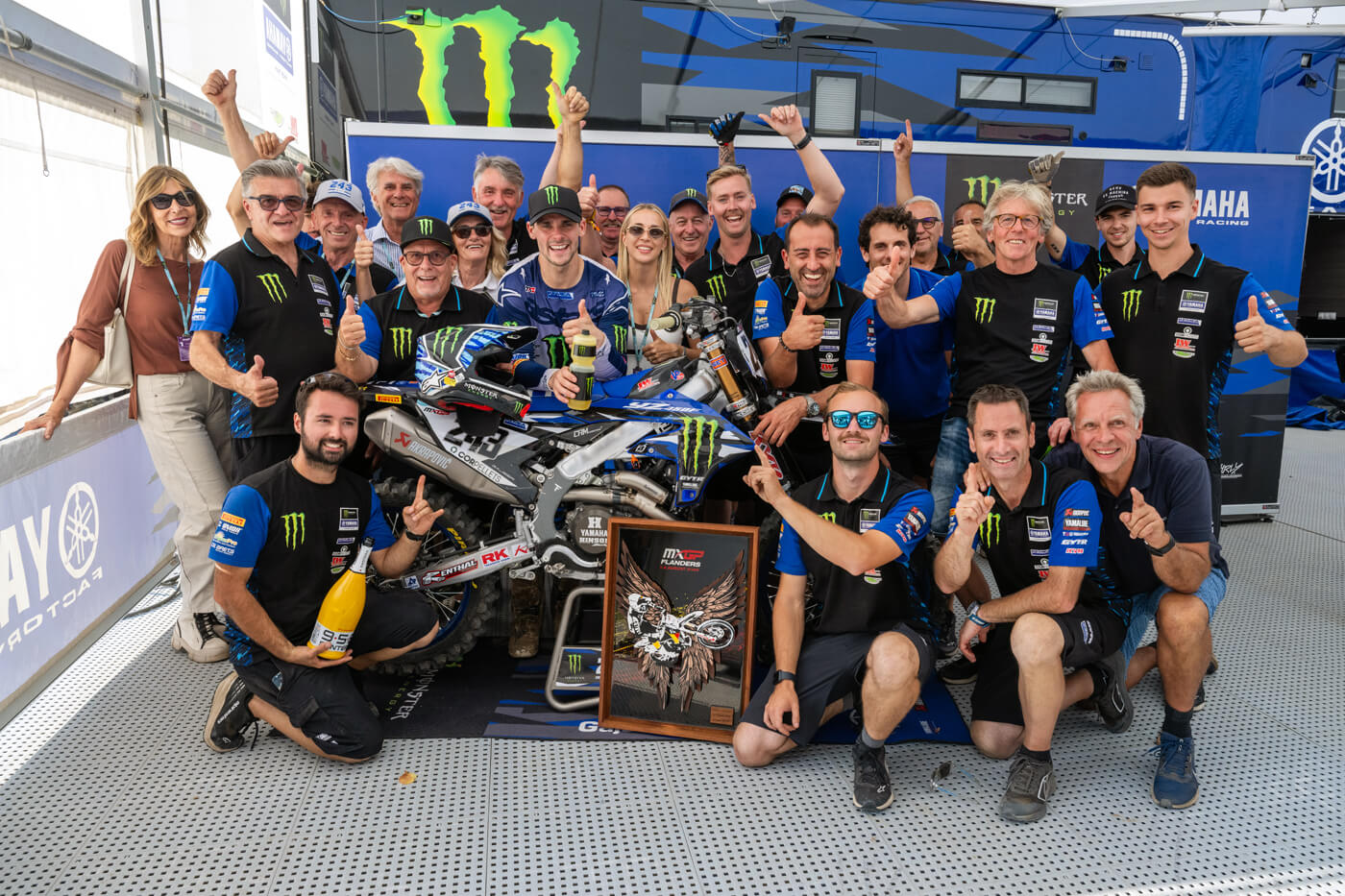 MXGP Flanders 2026: Gajser rettet das Yamaha-Wochenende, Renaux stürzt in Lommel