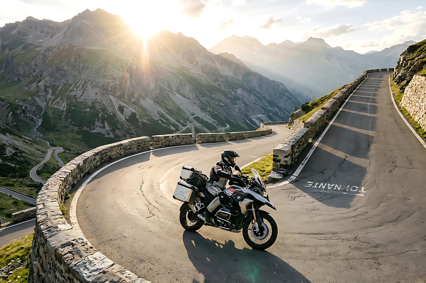 Am Pass fehlt dem Motor ein Fünftel Luft und damit Leistung